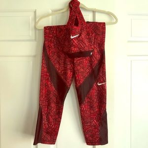 New! Nike marching sports bra and capris!